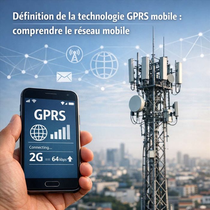 Définition GPRS mobile : fonctionnement, usages et limites
