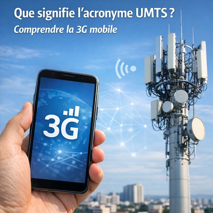 Que signifie l’acronyme UMTS ? Guide clair sur la 3G