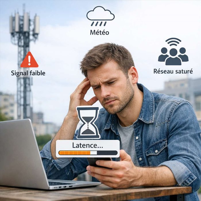 Pourquoi la latence varie-t-elle sur les réseaux mobiles ?