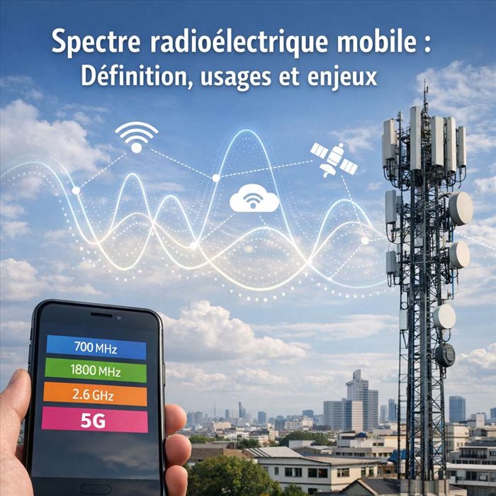 Qu’est-ce que le spectre radioélectrique mobile ? Guide complet