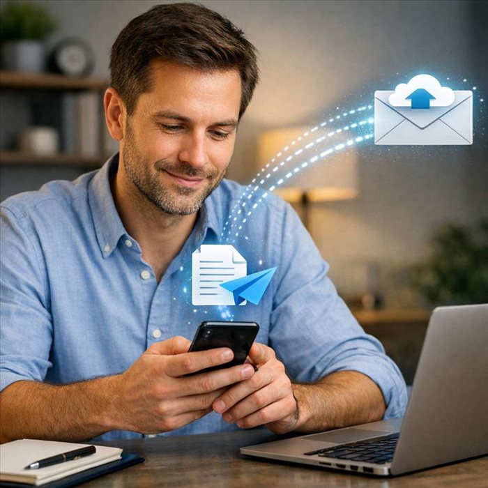 Envoyer un Fichier Rapidement depuis un Smartphone