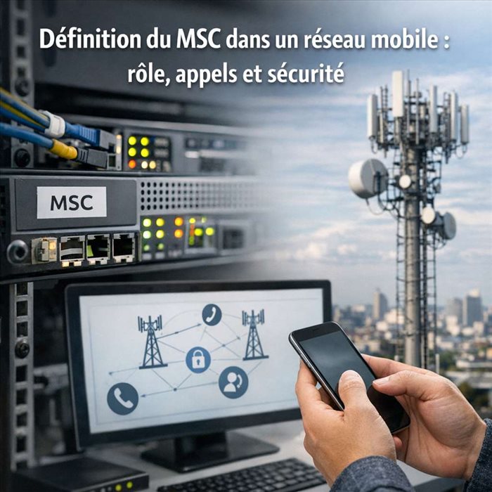 Définition du MSC dans un réseau mobile : rôle et fonctionnement