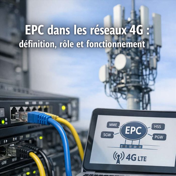 Que signifie EPC dans les réseaux 4G ? Définition et rôle