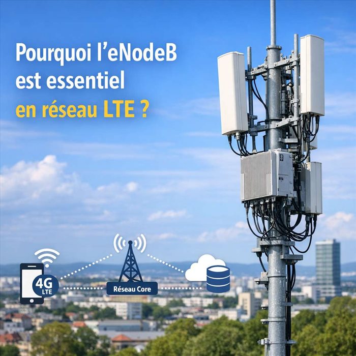 Pourquoi l’eNodeB est essentiel en réseau LTE ? | Guide complet