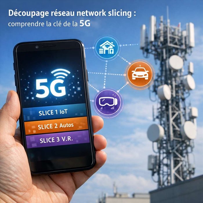 Découpage réseau network slicing : définition, enjeux et usages 5G