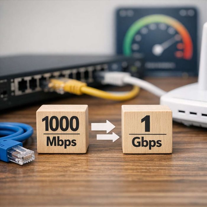 Convertir 1000 Mbps en Gbps : le guide simple et rapide